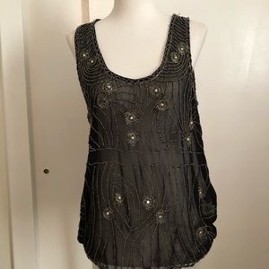 Beaded tank top
